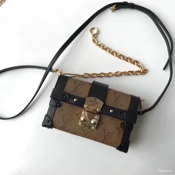 Clutch Vuitton Petite Trunk Louis Malle 0630